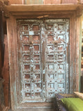 Indian Antique Blue door