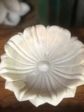 White Marble Lotus Marble Plates