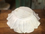 White Marble Lotus Marble Plates