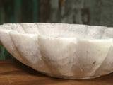 White Marble Lotus Marble Plates