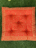 Orange Kela Meditation Tufted Cushion