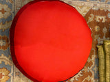 Red Velvet fabric Round Cushion