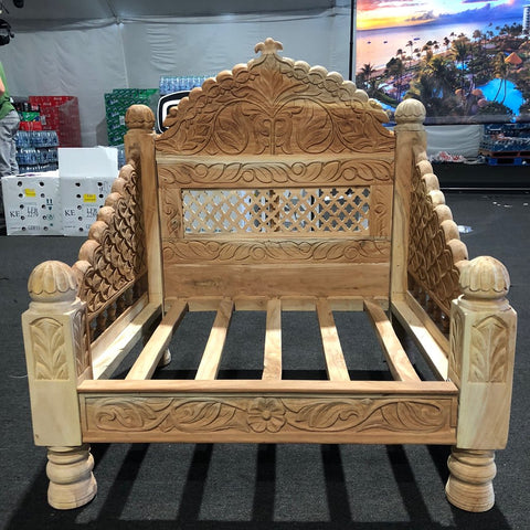wooden seating