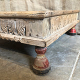 Vintage Carved Wood Bajot