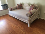 indian Carved Day Bed