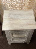 Hand carved Bedside Nightstand