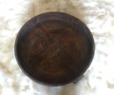 Indian Vintage Chakki with Velvet fabric Cushion