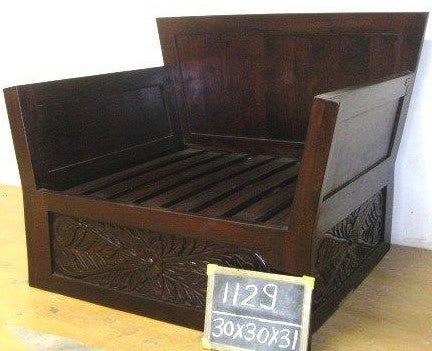 Wood Indian Couch