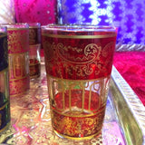 Multi Color Moroccan Tea Glasses