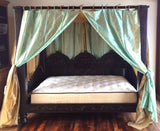 Triple arch Jhulla style Indian Canopy Bed