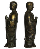 Standing Brass Luhan monks