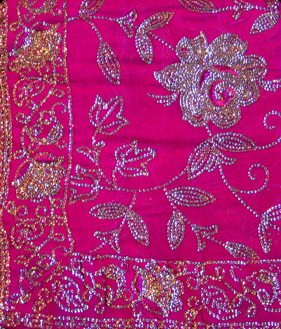 Indian Sari Electric Magenta