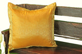 Yellow Gold Raj Style Pillow Cover