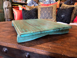 See Green Vintage Wooden Bajot