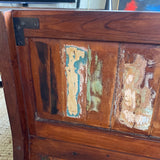 Single Seat Moroccan Style Chair in Reclaimed Wood