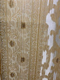 Indian Sari Fabric Cream Curtain-KELA