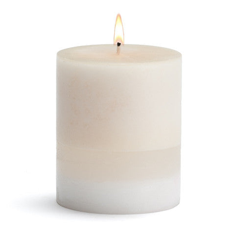 AMBER ROSE PILLAR CANDLE