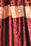 Burgundy Wine Velvet Curtains