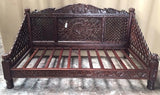Carved daybed