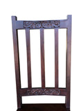 Hand carved dining chair