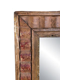 Vintage Wood Frame With Mirror