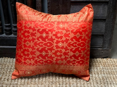 orange cushion cover