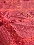 Indian vintage Velvet  Bedspread