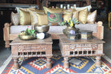 Indian Carved Jhula Sofa Daybed 40"x80"