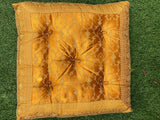 Gold Kela Meditation Tufted Cushion