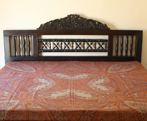 Indian Pashmina Bed Cover