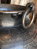 Hand-Hammered and Detailed Brass Pots
