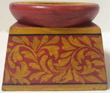 Hand painted candle holder