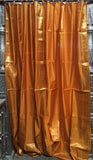 Indian Sari Fabric Yellow Gold Raj Curtain