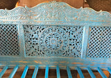 Full Size Indian Hand Carved Canopy Bed/daybed