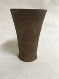 Indian vintage Decorative brass cup