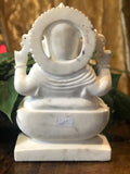 Marble Ganesha sculpture 12"