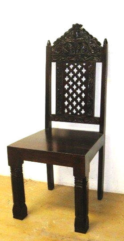 Hand carved dining chair