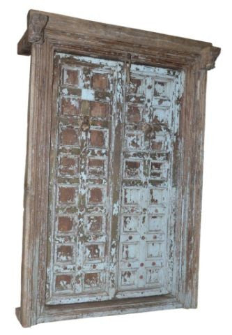 Indian Antique Blue door