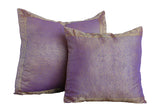 Light purple Paisley Sari Pillow Cover