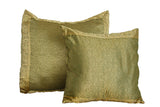 Olive Green Paisley Pillow Cover