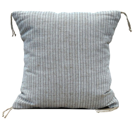 Gray Linen And Cotton Pillow Case