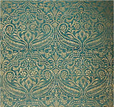 Sea Green Paisley Sari Pillow Cover