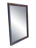 Blue Vintage Wooden Mirror