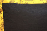 Black Chinese Style Jacard Border with Art Silk Inset