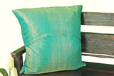 Teal Green Raj Pillow Cover