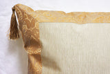 White Champagne Pillow Cover