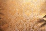 CREAM ART SILK BOARDER WITH CHINESE STYLE JACARD INSET