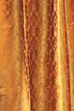 Indian Sari Fabric Gold Kela Curtains