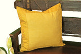 Taupe Art Silk Pillow Cover