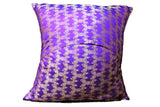 purple pillow cover